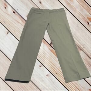 CARIBBEAN JOE Womens 10 Green Crop / Ankle Pant